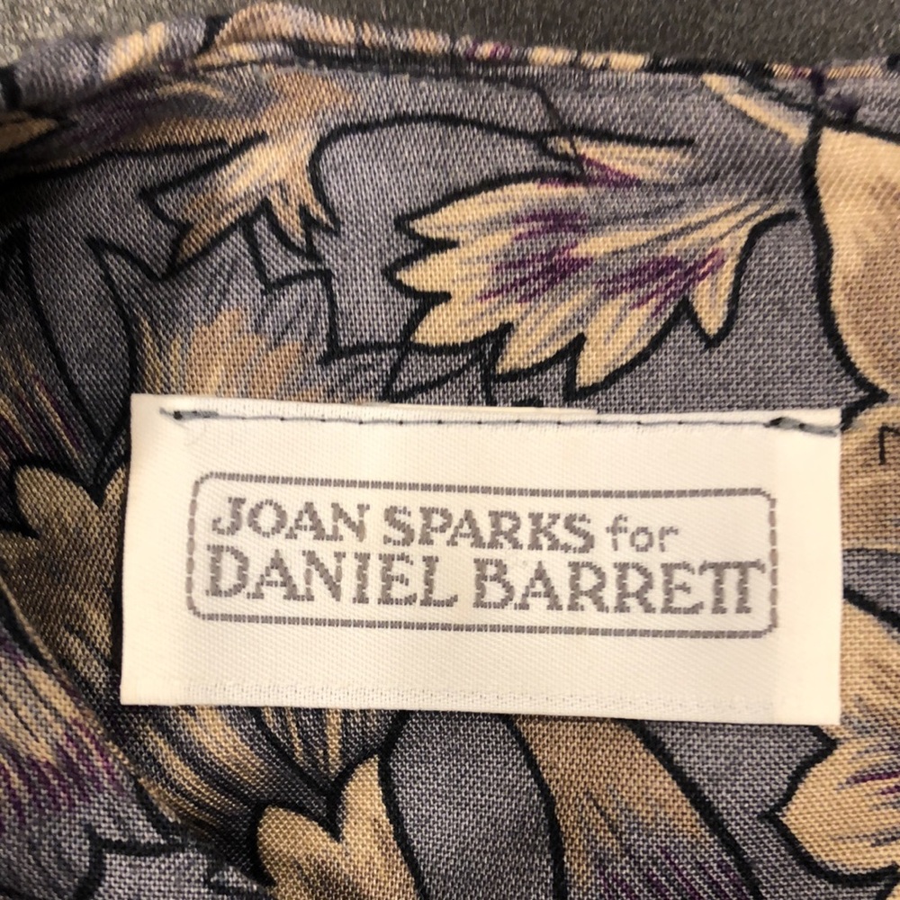 Joan Sparks vintage dress with leather & suede - Picture 9 of 10